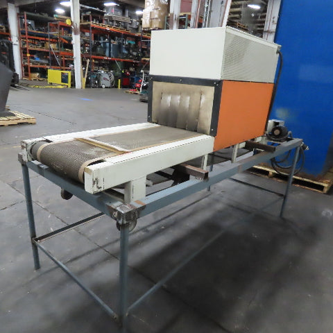 Belco ST Heat Shrink Tunnel Conveyor 240V 1Ph 27.5A 0-31FPM 18" x 11" Entry