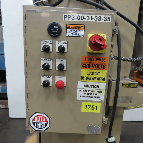 Roto-Finish Bulk Dry Material Dust Collector Dryer Vibratory Feeder 230-460V 3Ph