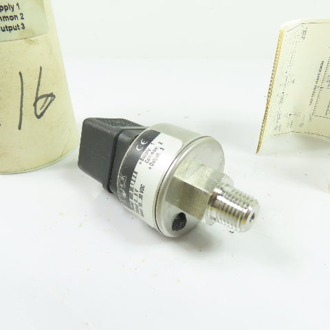 NOSHOK 600.30.1.2.2.8 Pressure Transmitter 0-30 PSI 0-5V Output 10-30VDC Input