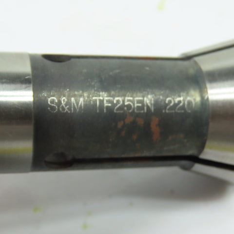 S&M TF25EN Extended Nose Precision Smooth Collet .220
