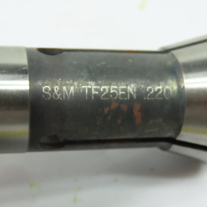 S&M TF25EN Extended Nose Precision Smooth Collet .220