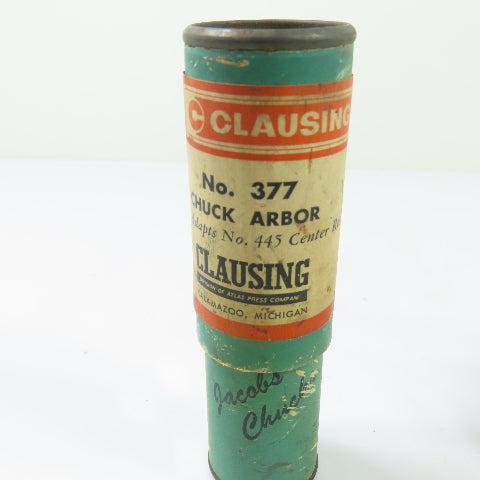 Clausing A0203 377 Chuck Arbor No. 2 Morse Taper to No. 3 Jacobs Taper