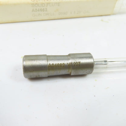 Sterling Gun Drills A04662 Carbide Tip Deep Hole Gun Drill .0590" x 5.25" OAL