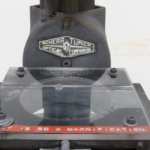 Scherr Tumico Optical Comparator 115V 14-1/2" View Tested 1Ph