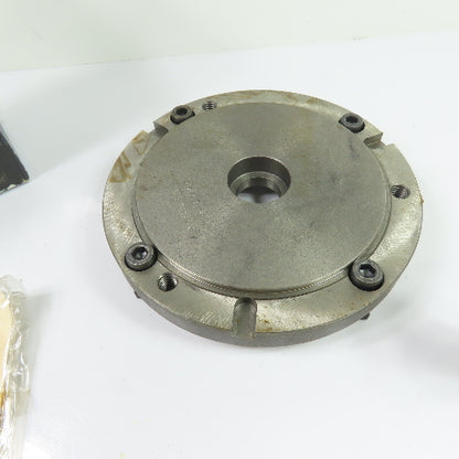Bison 8293 7-872-306 6-1/4" Flat Back Adapter Base Plate For Plain Back Chucks