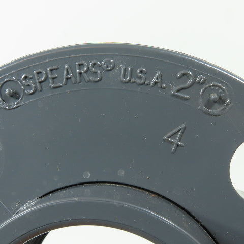 Spears SY203 2" PVC I Sch 80 Pipe Flange 150 PSI 25 FT-LBS Bolt Torque NSF-61
