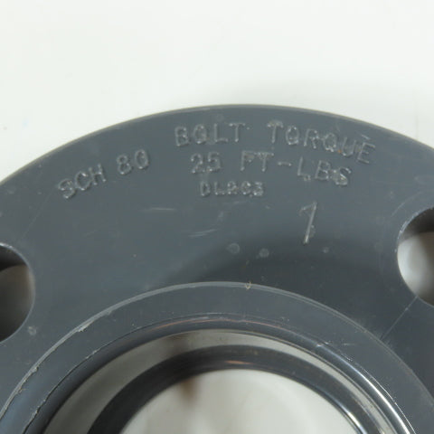 Spears SY203 2" PVC I Sch 80 Pipe Flange 150 PSI 25 FT-LBS Bolt Torque NSF-61