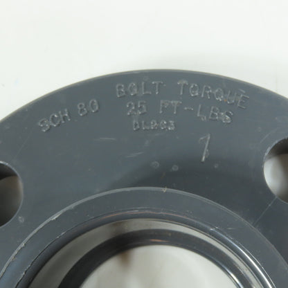 Spears SY203 2" PVC I Sch 80 Pipe Flange 150 PSI 25 FT-LBS Bolt Torque NSF-61