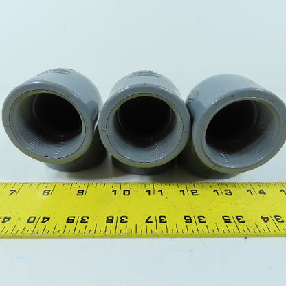 Spears 808-015C 1-1/2" CPVC Sch 80 90 Deg Threaded Elbow Lot Of 3