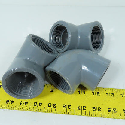 Spears 808-015C 1-1/2" CPVC Sch 80 90 Deg Threaded Elbow Lot Of 3