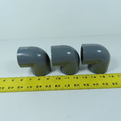 Spears 808-015C 1-1/2" CPVC Sch 80 90 Deg Threaded Elbow Lot Of 3