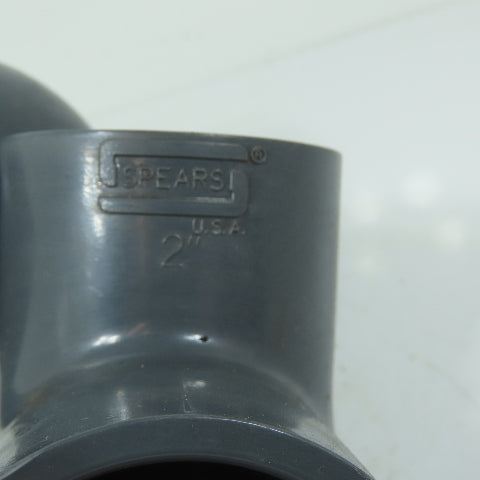 Spears 2" 90 Deg PVC Pipe Elbow Fittings Lot Of 2