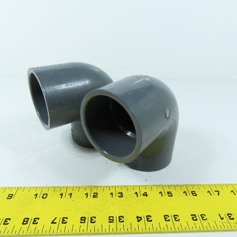 Spears 2" 90 Deg PVC Pipe Elbow Fittings Lot Of 2