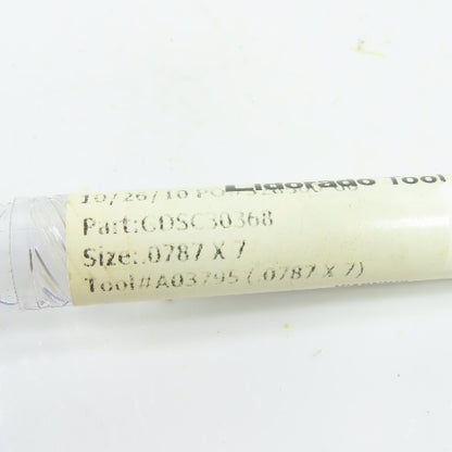 Drill Masters Eldorado Tool GDSC30368 A03795 .0787" x 7" Deep Hole Gun Drill Bit