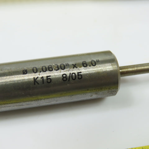TBT 5803769 Solid Carbide Single Flute Gun Drill 0.0630" x 6.0"