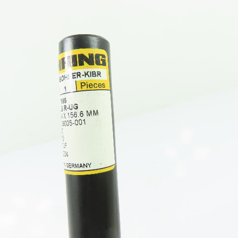 Guhring 301367696 1.524mm x 156.6mm Deep Hole Gun Drill Coolant Thru