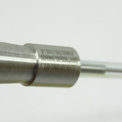 Guhring 301367696 1.524mm x 156.6mm Deep Hole Gun Drill Coolant Thru