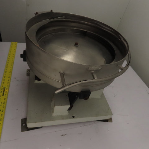 Vibratory Parts Feeder 18" ID x 4" Deep Bowl 1Ph 115V