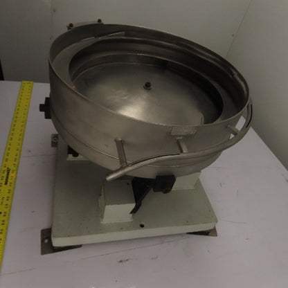 Vibratory Parts Feeder 18" ID x 4" Deep Bowl 1Ph 115V