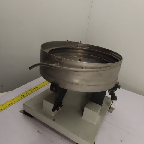Vibratory Parts Feeder 18" ID x 4" Deep Bowl 1Ph 115V