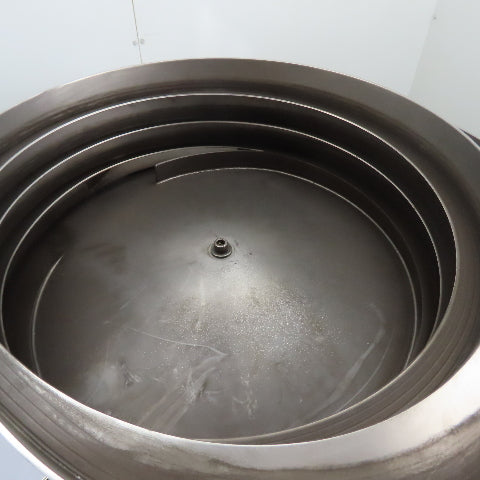 Carter Vibratory Parts Feeder 24" ID x 7" Deep Bowl 1Ph 115V W/ E100 Controller
