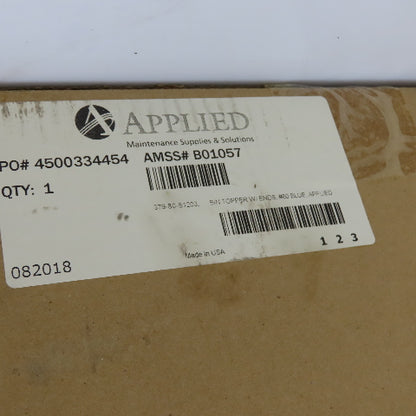 Applied Maintenance Supplies B01057 Steel Blue #80 Bin Topper W/ Sides 33-3/4"