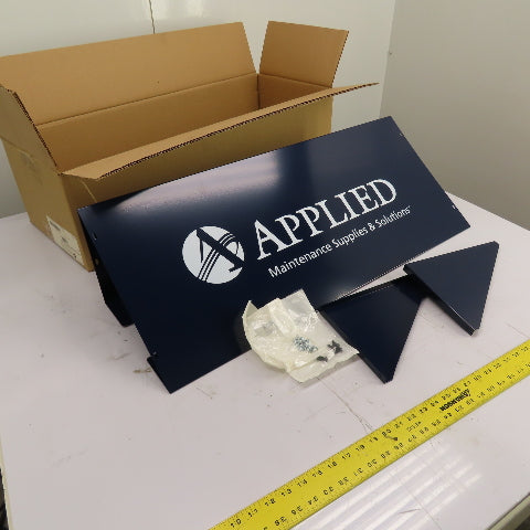 Applied Maintenance Supplies B01057 Steel Blue #80 Bin Topper W/ Sides 33-3/4"