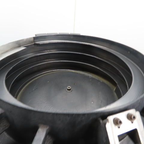 AFM Vibratory Parts Feeder 18" ID x 7" Deep Bowl 1Ph 115V W/ Moorfeed Controller