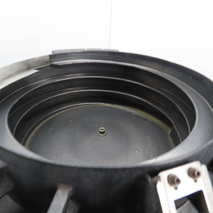AFM Vibratory Parts Feeder 18" ID x 7" Deep Bowl 1Ph 115V W/ Moorfeed Controller