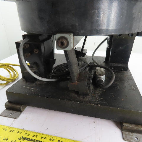 AFM Vibratory Parts Feeder 18" ID x 7" Deep Bowl 1Ph 115V W/ Moorfeed Controller