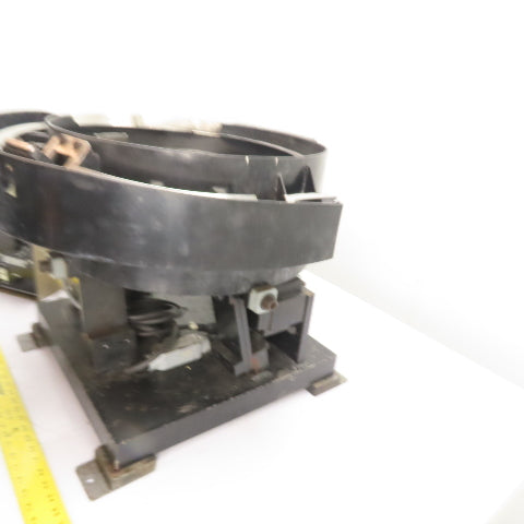 AFM Vibratory Parts Feeder 18" ID x 7" Deep Bowl 1Ph 115V W/ Moorfeed Controller