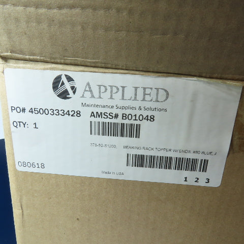 Applied Maintenance B01048 Bearing Rack Topper With Ends And Hardware