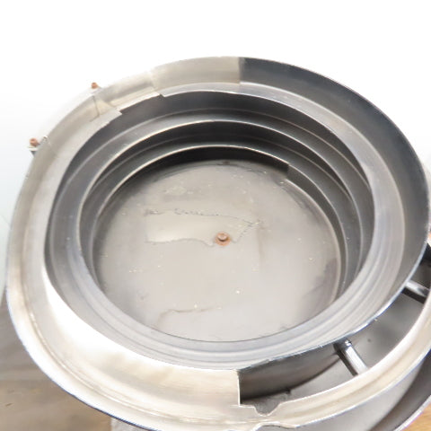 AFM Vibratory Parts Feeder 18" ID x 8" Deep Bowl 1Ph 115V W/ Syntron Controller