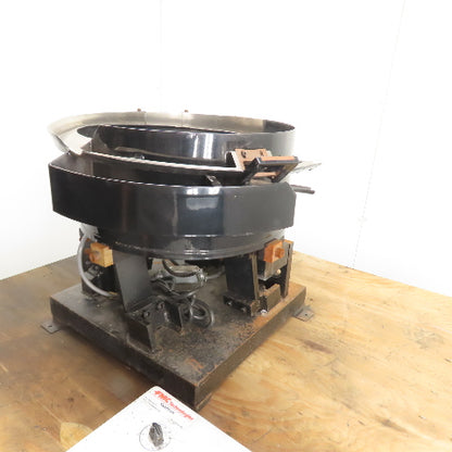 AFM Vibratory Parts Feeder 18" ID x 8" Deep Bowl 1Ph 115V W/ Syntron Controller