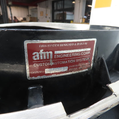 AFM Vibratory Parts Feeder 18" ID x 7" Deep Bowl 1Ph 115V W/ Moorfeed Controller