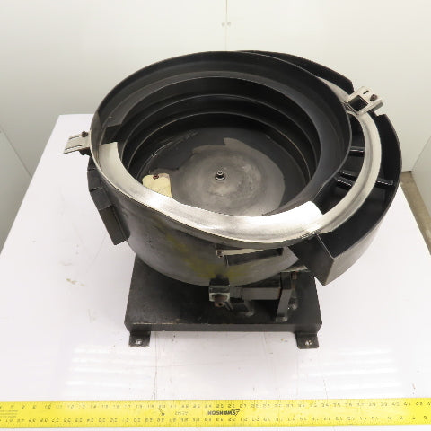 AFM Vibratory Parts Feeder 18" ID x 7" Deep Bowl 1Ph 115V W/ Moorfeed Controller