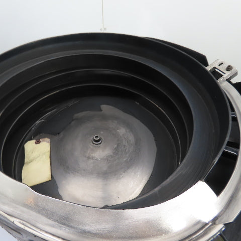 AFM Vibratory Parts Feeder 18" ID x 7" Deep Bowl 1Ph 115V W/ Moorfeed Controller