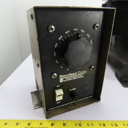 AFM Vibratory Parts Feeder 18" ID x 7" Deep Bowl 1Ph 115V W/ Moorfeed Controller
