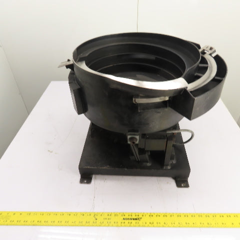 AFM Vibratory Parts Feeder 18" ID x 7" Deep Bowl 1Ph 115V W/ Moorfeed Controller