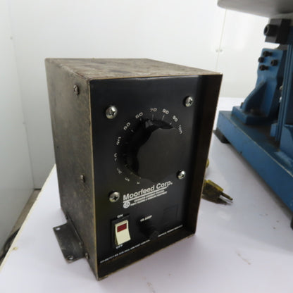 CEI Vibratory Parts Feeder 18" ID x 6" Deep Bowl 1Ph 115V W/ Moorfeed Controller