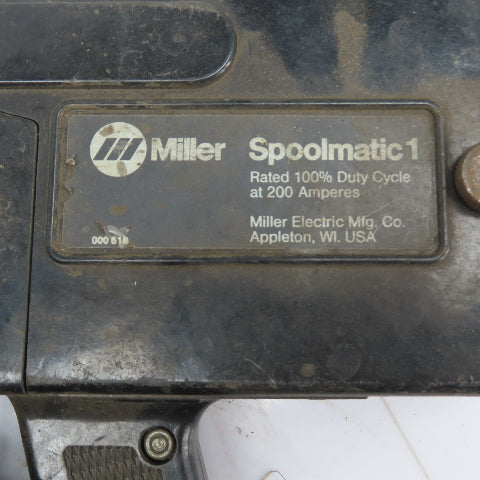 Miller 000 518 Spoolmatic 1 200A 100% Duty Cycle MIG Spool Gun w/ Whip Lead