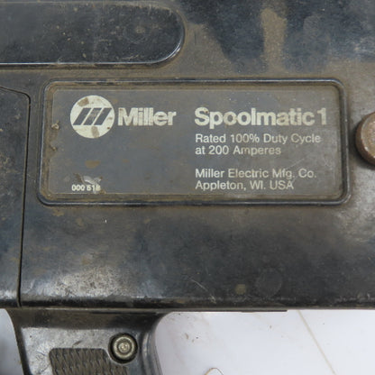 Miller 000 518 Spoolmatic 1 200A 100% Duty Cycle MIG Spool Gun w/ Whip Lead