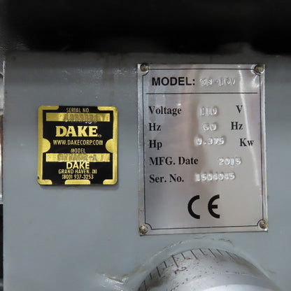 Dake 977102-1 N/A 18" Swing Cart Mounted Drill Press 115V 1Ph 3600-575RPM