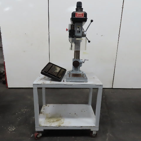 Dake 977102-1 N/A 18" Swing Cart Mounted Drill Press 115V 1Ph 3600-575RPM