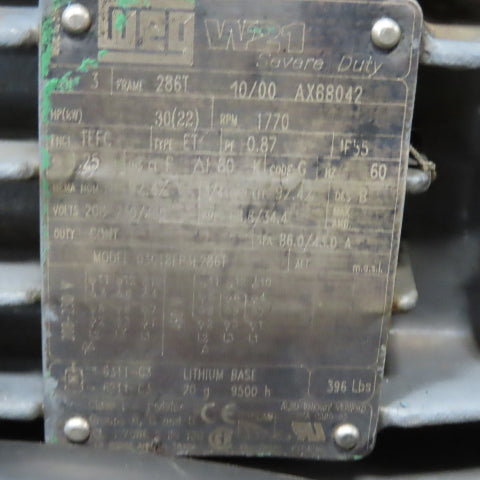 Cincinnati Fan RBE-17 30Hp 1770RPM Radial Blade Exhauster Fan Blower