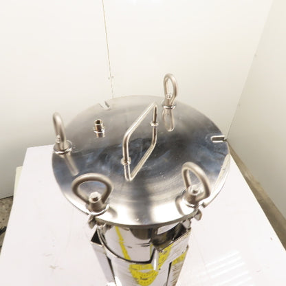 Pentair ES12NA415 Stainless Steel Bag Filter Housing Vessel 150 PSI 2" NPT