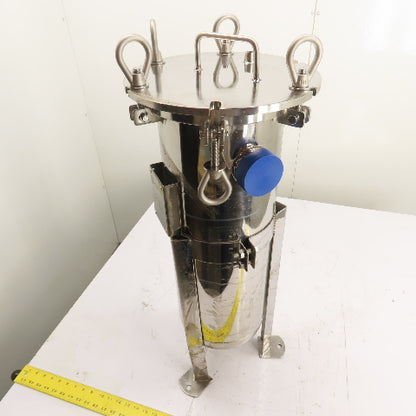 Pentair ES12NA415 Stainless Steel Bag Filter Housing Vessel 150 PSI 2" NPT
