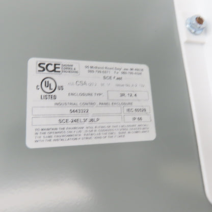 Saginaw SCE-24EL3008LP 30" x 24" x 8" Electrical Enclosure W/194R-J30-1753