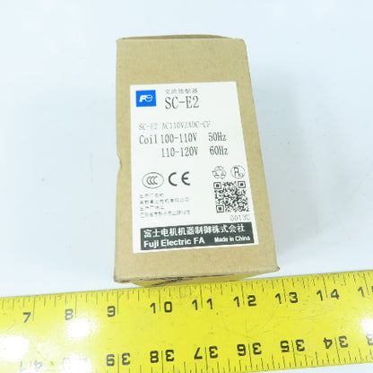 Fuji SC-E2-110VAC 2-Pole IEC Magnetic Contactor 35A 240VAC Coil 110-120V