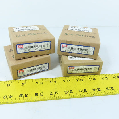 TB Wood's 4J EPDM Rubber Flexible Sleeve Coupling Insert Size 4 Lot Of 4